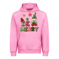 Fuchsia Pink be merry Urban Hoodie - BundleAndBundleShop