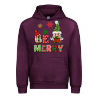 Mauve Wine be merry Urban Hoodie - BundleAndBundleShop