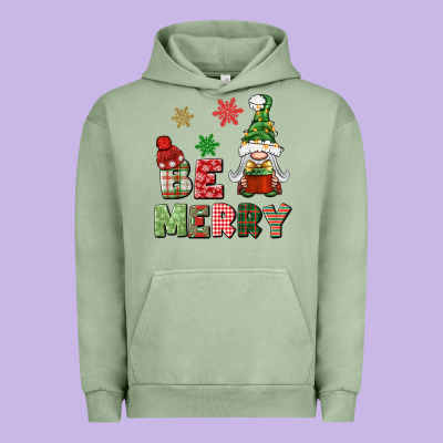 Be Merry Urban Hoodie Designed By Bundleandbundleshop