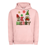 Pigment Salmon be merry Urban Hoodie - BundleAndBundleShop