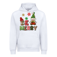 White be merry Urban Hoodie - BundleAndBundleShop