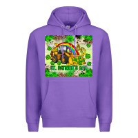 Purple i dig st patrick s day Premium Hoodie - JahusDesignShop