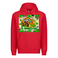 Red i dig st patrick s day Premium Hoodie - JahusDesignShop