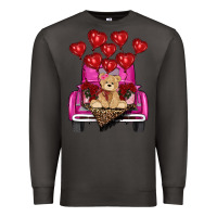 Smoke Valentine's day tedybear truck Premium Sweatshirt - RanaPortraitStore
