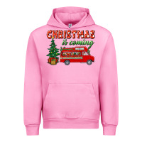 Fuchsia Pink christmas is coming Urban Hoodie - BundleAndBundleShop