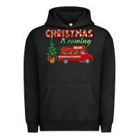 Pigment Black christmas is coming Urban Hoodie - BundleAndBundleShop