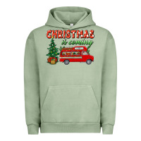 Pigment Oil Green christmas is coming Urban Hoodie - BundleAndBundleShop