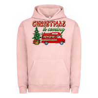 Pigment Salmon christmas is coming Urban Hoodie - BundleAndBundleShop