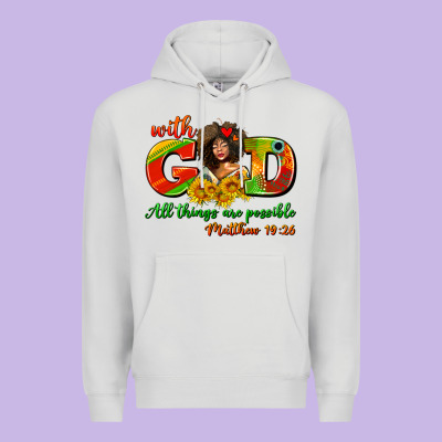 With God All Things Are Possible Juneteenth Premium Hoodie Designed By Adodesignshop