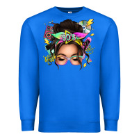 True Royal 90s messy bun Premium Sweatshirt - texasbilliewilder