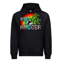 Black not a hugger Urban Hoodie - AdoDesignShop