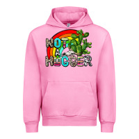 Fuchsia Pink not a hugger Urban Hoodie - AdoDesignShop