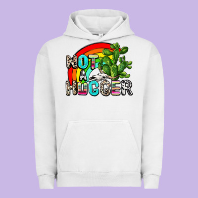 Not A Hugger Urban Hoodie Designed By Adodesignshop