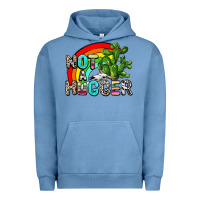 Pigment Pebble Blue not a hugger Urban Hoodie - AdoDesignShop