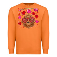 Carrot valentine's day toy poodle Premium Sweatshirt - RanaPortraitStore