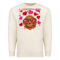 Sandshell valentine's day toy poodle Premium Sweatshirt - RanaPortraitStore