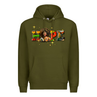 Army Green hope juneteenth Premium Hoodie - AdoDesignShop