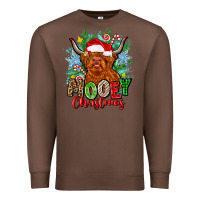 Chestnut mooey christmas Premium Sweatshirt - Zillion Design Studio