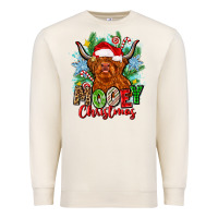 Sandshell mooey christmas Premium Sweatshirt - Zillion Design Studio