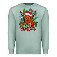 Seafoam mooey christmas Premium Sweatshirt - Zillion Design Studio