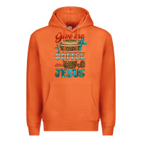Carrot give me coffee and jesus Premium Hoodie - BundleAndBundleShop