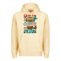 Pina Colada give me coffee and jesus Premium Hoodie - BundleAndBundleShop