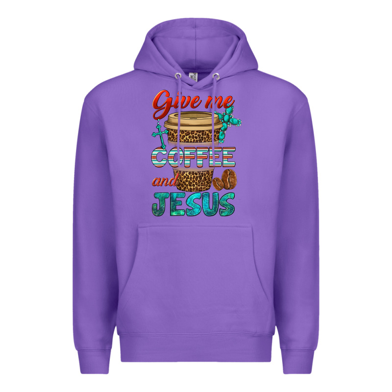 Give Me Coffee And Jesus Premium Hoodie by BundleAndBundleShop | Teevron