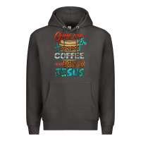 Smoke give me coffee and jesus Premium Hoodie - BundleAndBundleShop