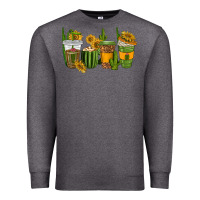 Cactus Coffee Cups Premium Sweatshirt | Teevron