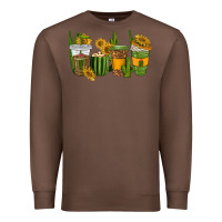 Chestnut cactus coffee cups Premium Sweatshirt - texasbilliewilder