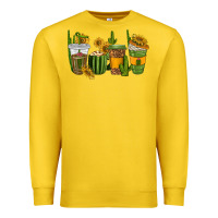 Lemon cactus coffee cups Premium Sweatshirt - texasbilliewilder