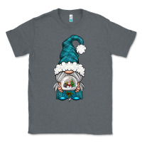 Charcoal Heather winter gnome with snow globe Classic Tee - BundleAndBundleShop