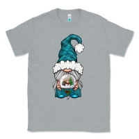 Heather Grey winter gnome with snow globe Classic Tee - BundleAndBundleShop