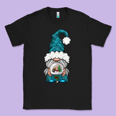 Winter Gnome With Snow Globe Classic Tee Designed By Bundleandbundleshop