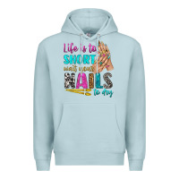 Blue Mist life is to short wait your nails to dry bbs Premium Hoodie - BundleAndBundleShop