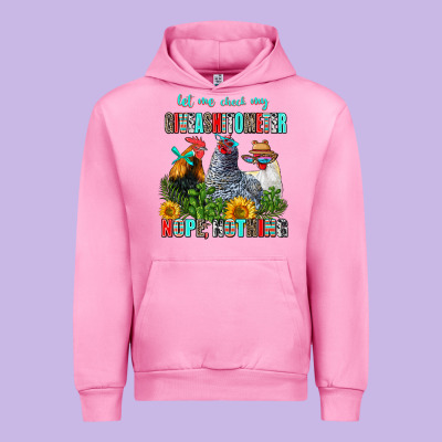 Let Me Check My Giveashitometer Nope Nothing Urban Hoodie Designed By Adodesignshop