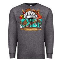 Charcoal Heather chef Premium Sweatshirt - texasbilliewilder