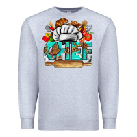 Heather Grey chef Premium Sweatshirt - texasbilliewilder