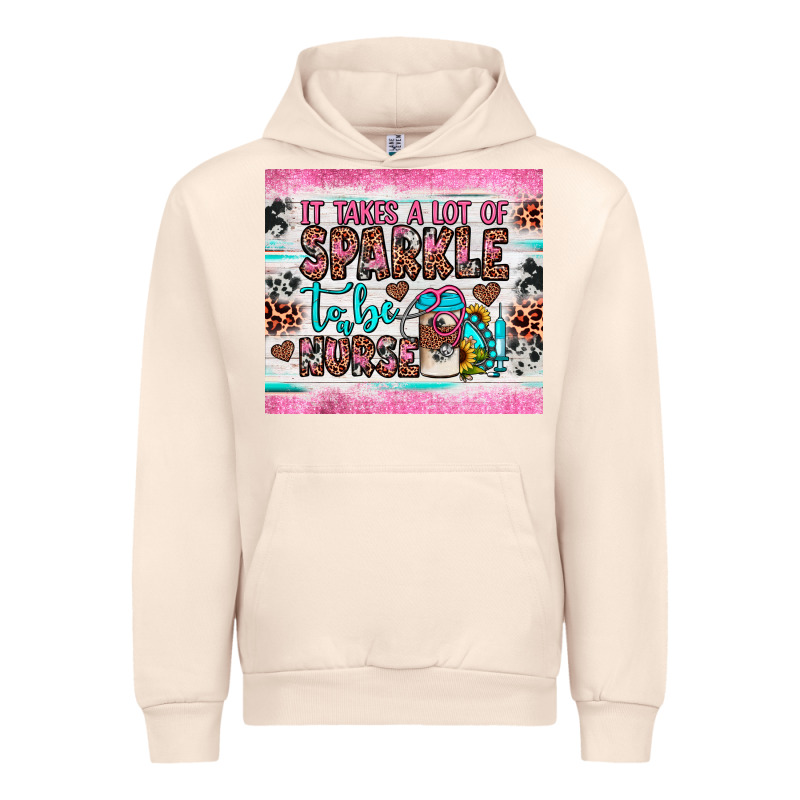 It Takes A Lot Of Sparkle To Be A Nurse Urban Hoodie by JahusDesignShop | Teevron