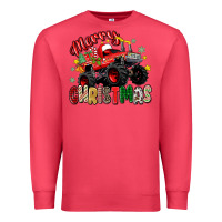 Cardinal merry christmas truck Premium Sweatshirt - Zillion Design Studio