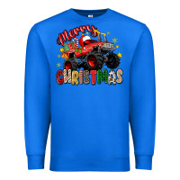 True Royal merry christmas truck Premium Sweatshirt - Zillion Design Studio