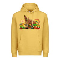 Antique Gold blessed afro woman hands Premium Hoodie - AdoDesignShop