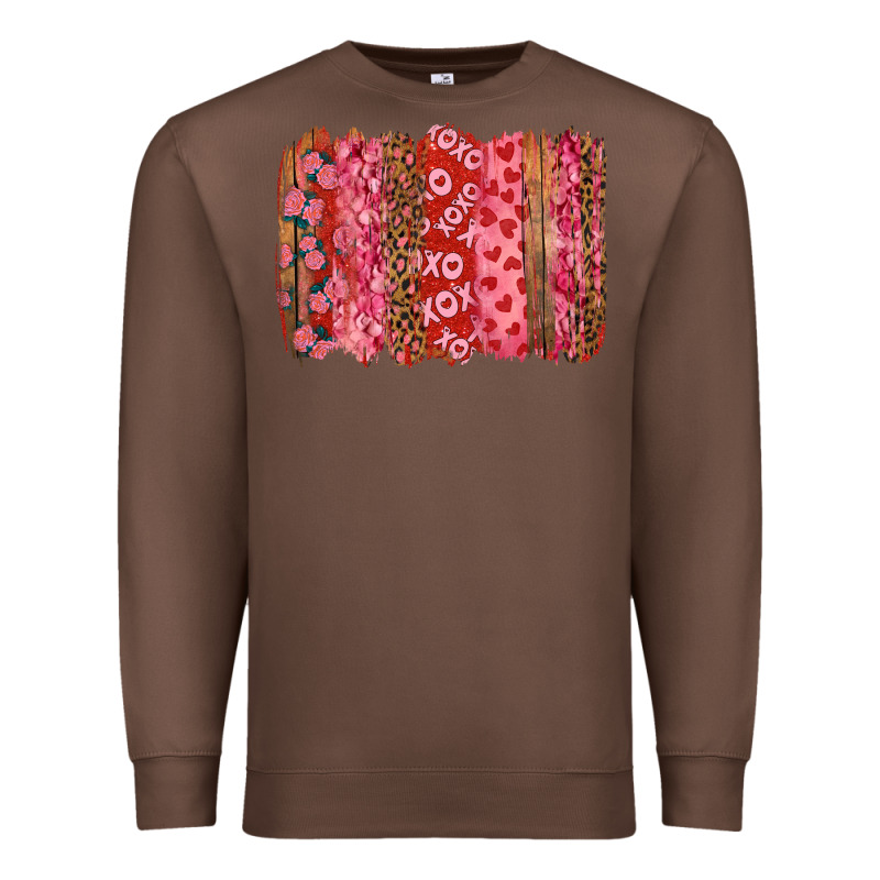 Valentine's Day Brushstrokes With Roses Premium Sweatshirt by RanaPortraitStore | Teevron