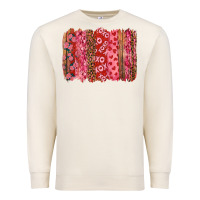 Sandshell Valentine's Day Brushstrokes with Roses Premium Sweatshirt - RanaPortraitStore
