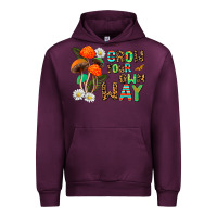 Mauve Wine grow your own way Urban Hoodie - AdoDesignShop