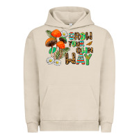 Pigment French Oak grow your own way Urban Hoodie - AdoDesignShop
