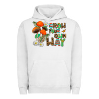 Pigment Lunar Rock grow your own way Urban Hoodie - AdoDesignShop