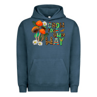 Pigment Midnight Navy grow your own way Urban Hoodie - AdoDesignShop