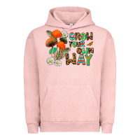 Pigment Salmon grow your own way Urban Hoodie - AdoDesignShop