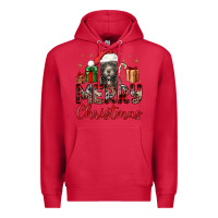 Cardinal merry christmas pitbull Premium Hoodie - JahusDesignShop